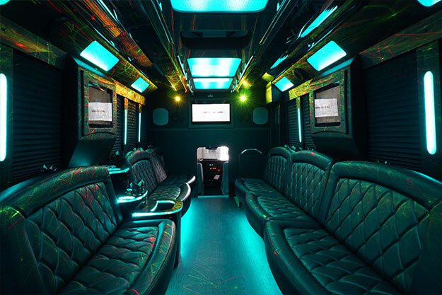 Limo bus for michigan wine ride